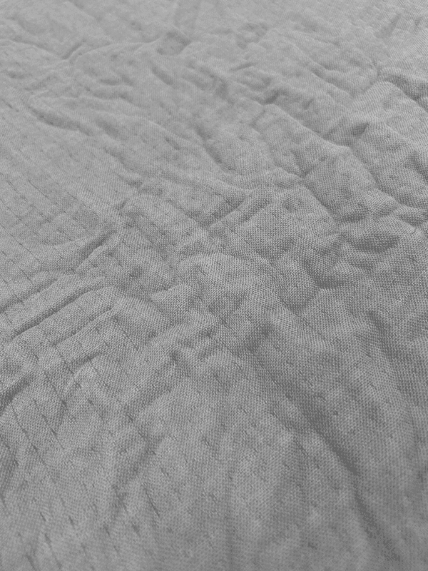 Serie di coperte di tessuti tessili per la casa in filato a doppio strato con punti quadrati irregolari